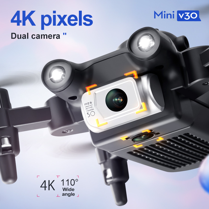 Mini V30 WiFi FPV Drone With 4 - Drone Battery Box recension och pris