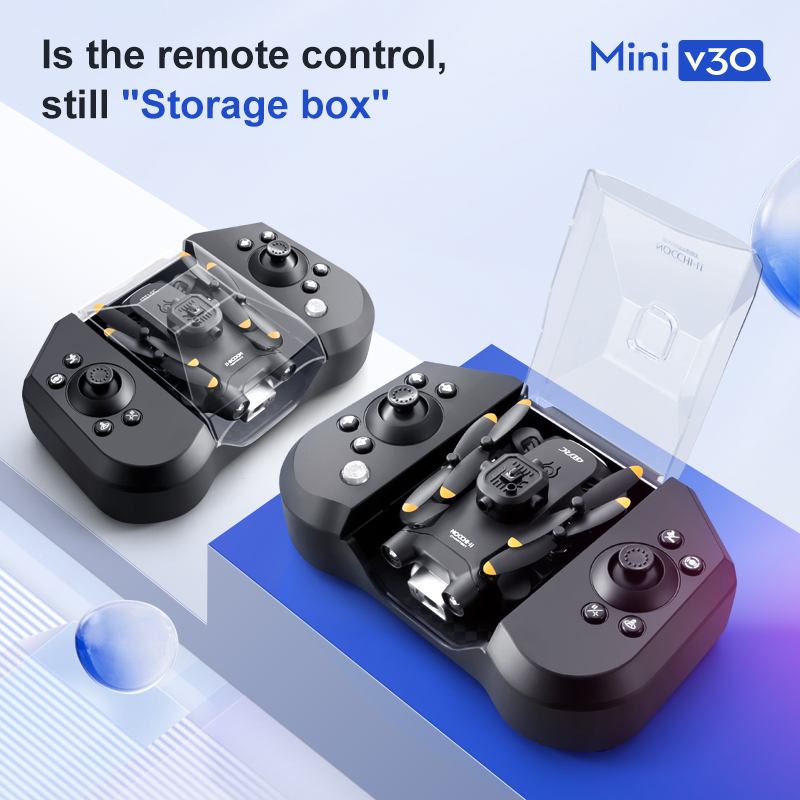 Mini V30 WiFi FPV Drone With 4 - Drone Battery Box recension och pris
