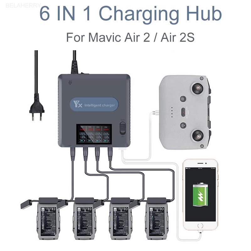 6 in 1 Digital display Battery - Drone Battery Balance Charger recension och pris