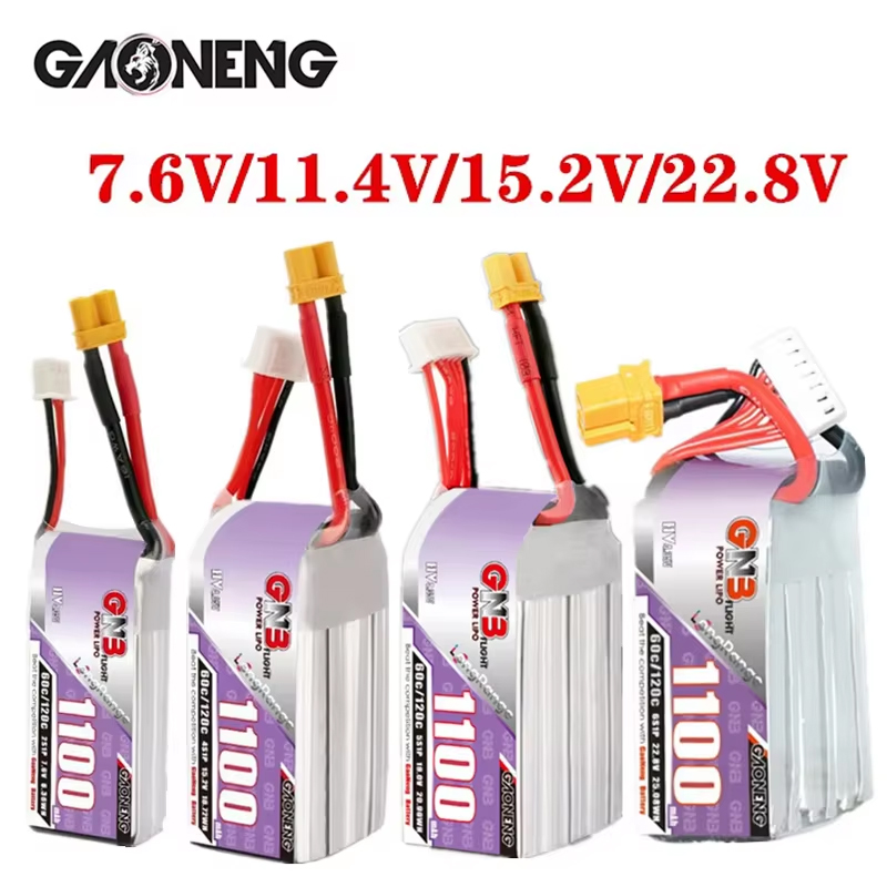GNB 1100mAh 2S 3S 4S 6S 60C/12 - Drone Battery 6S recension och pris
