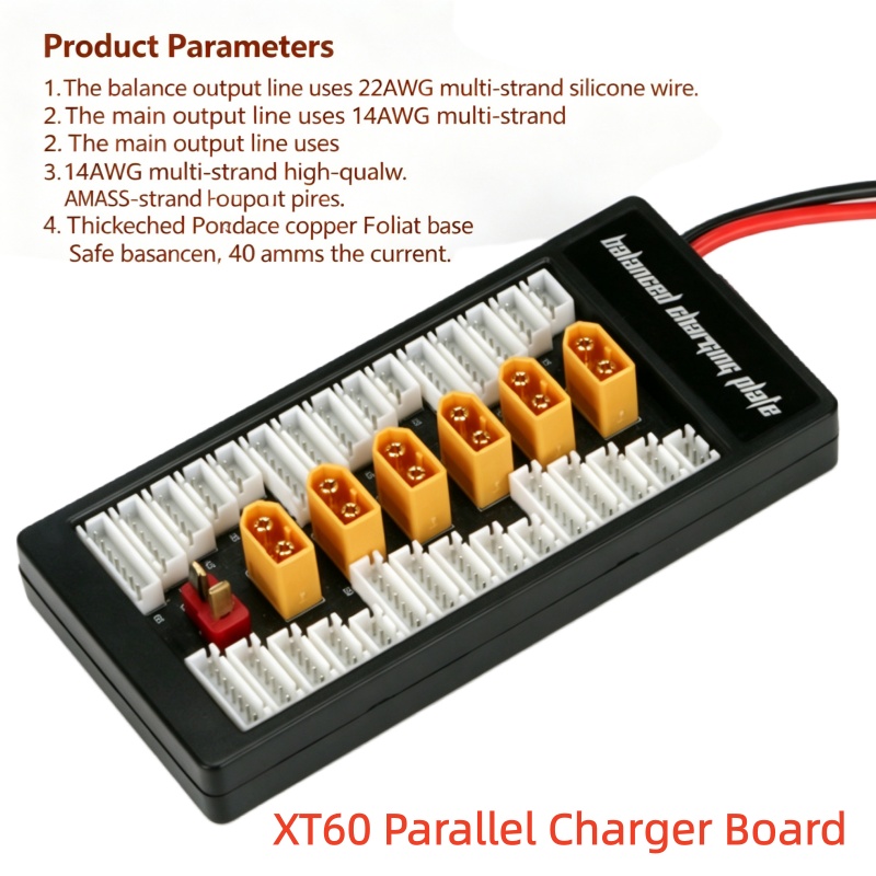 6 in 1 XT60 Parallel Charging  - Drone Battery Parallel Board recension och pris