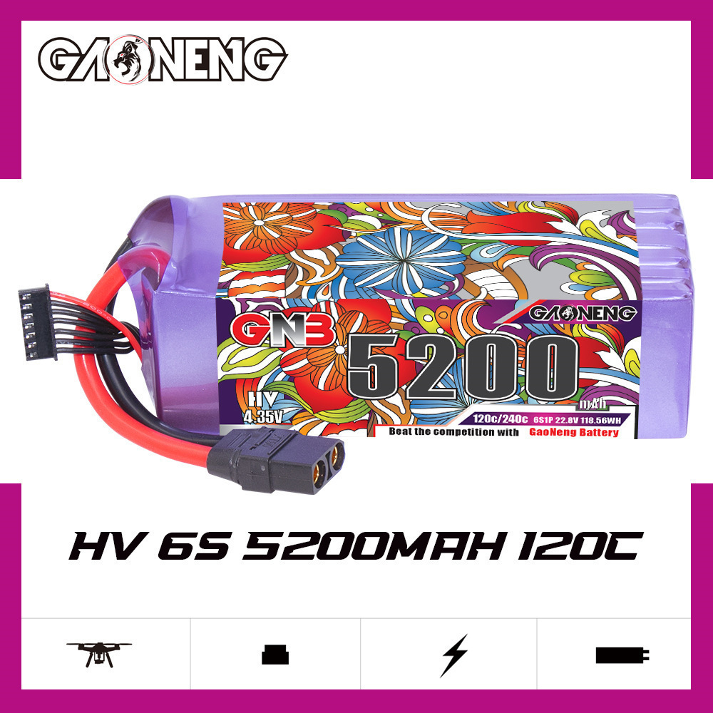 GNB Lipo Battery 6S 22.8V 3000 - Drone Battery 6S recension och pris